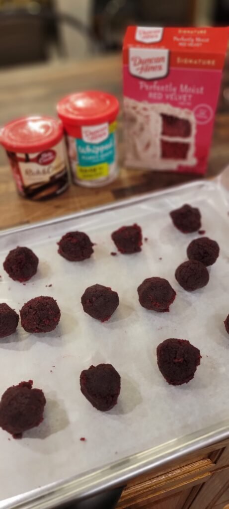 valentine's day cake balls