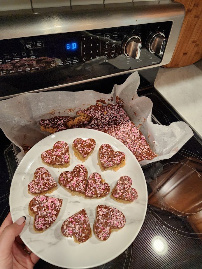 Scotcharoos for Valentines Dessert