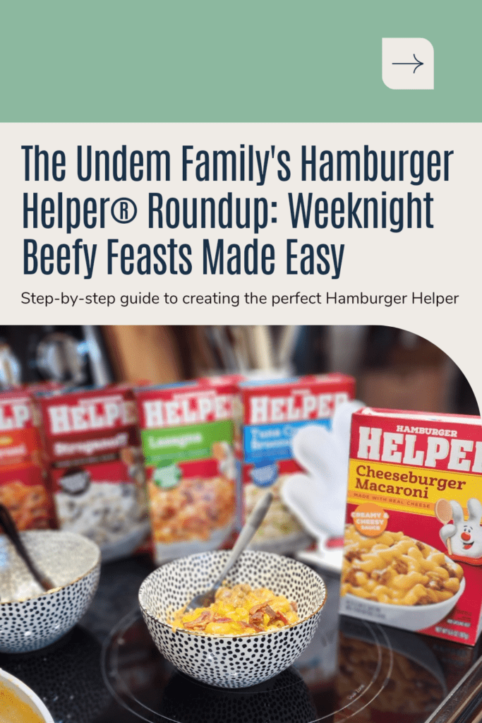 Homemade Hamburger Helper Cheeseburger Macaroni Recipes with The Undem Family Adventures