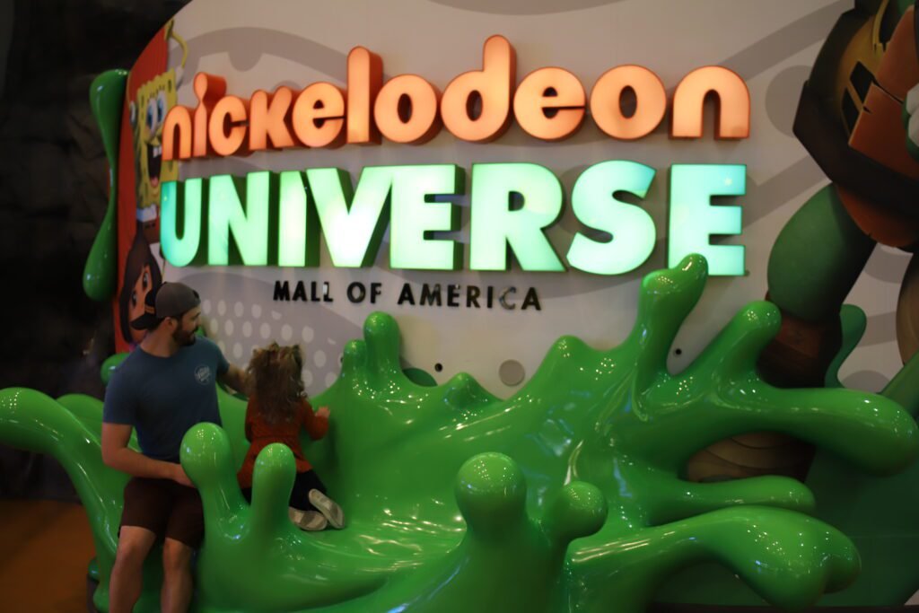 SpongeBob SquarePants ride at Nickelodeon Universe affordable spring break