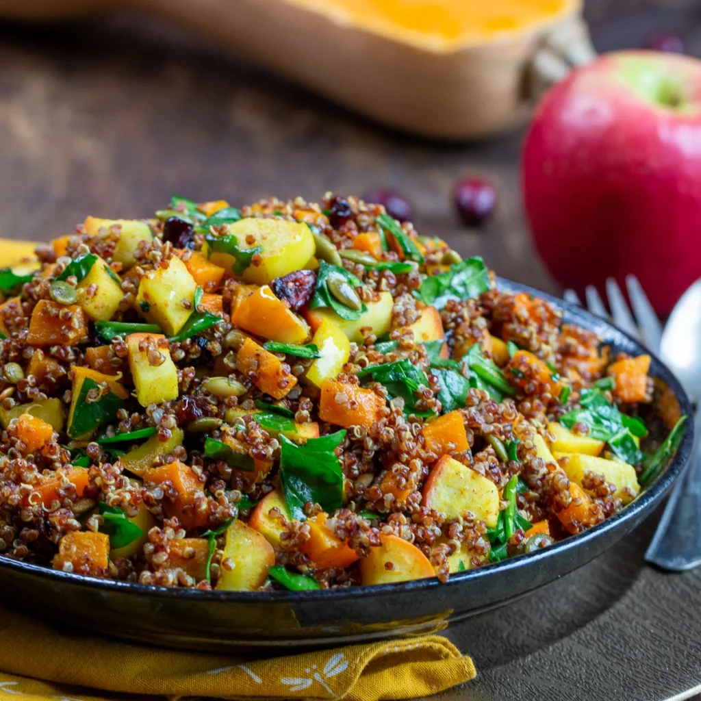 Quinoa Harvest Salad. Photo Credit: Healthy World Cuisine