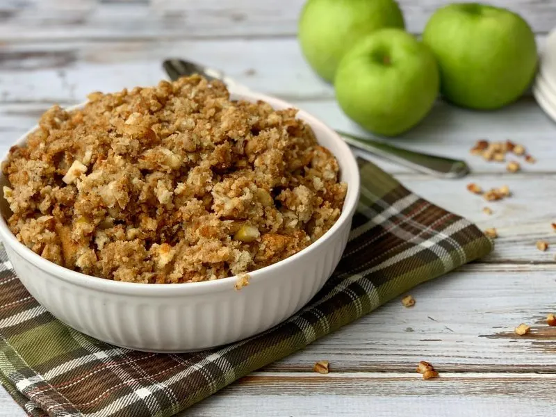 Slow Cooker Apple Sausage Stuffing. Photo Credit: Savvy Mama Lifestyle