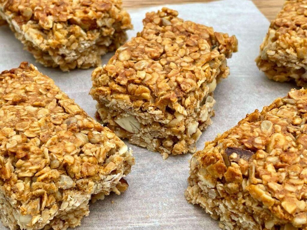 These homemade, high-protein snack bars are great for busy moms needing a quick grab-and-go bite while balancing daily tasks.