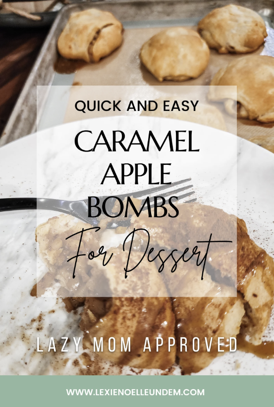 Caramel Apple Bombs For Dessert