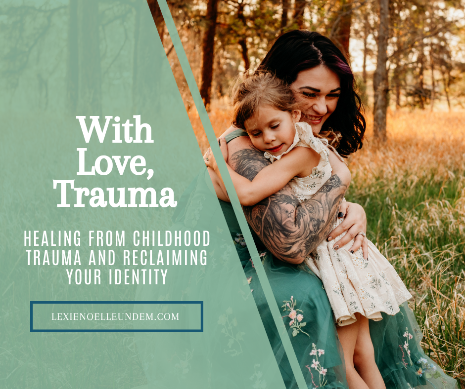 A mother holding her child closely, expressing deep love and the impact of trauma on parenting.