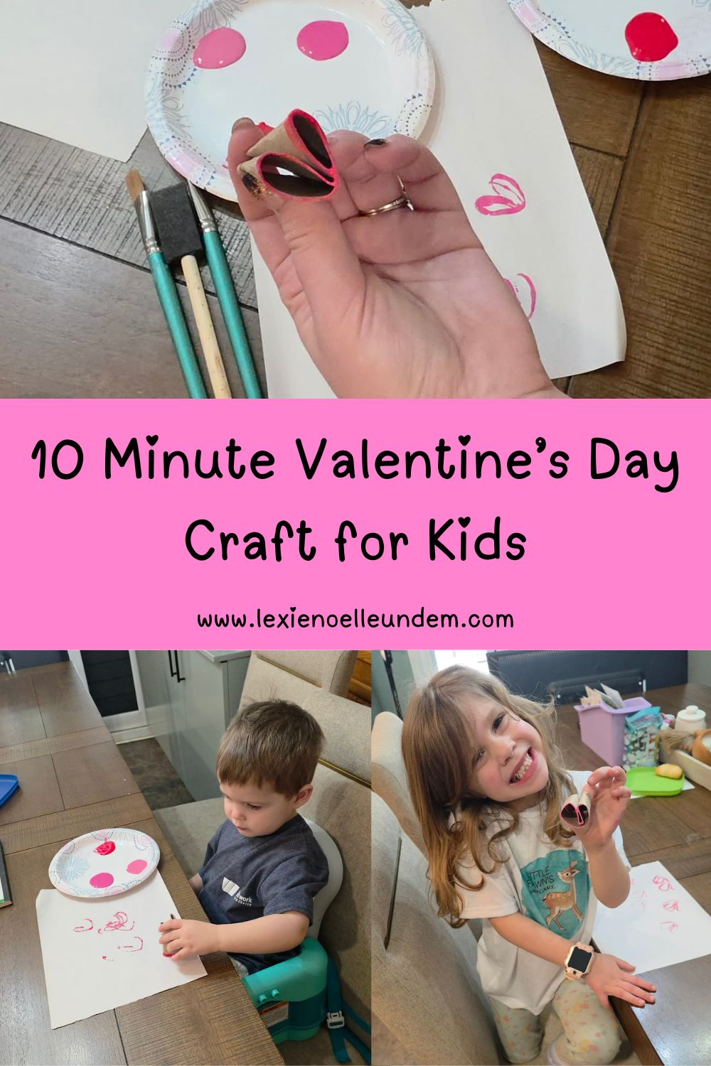 10 Minute Valentine's Day Craft for Kids