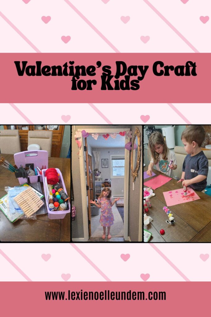 DIY Valentine banner kids can make