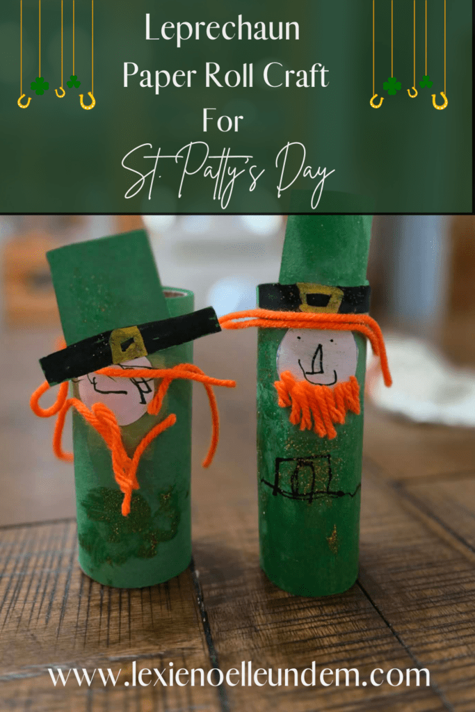 Easy Leprechaun Toilet Paper Roll Craft Kids Can Make at Home Pin