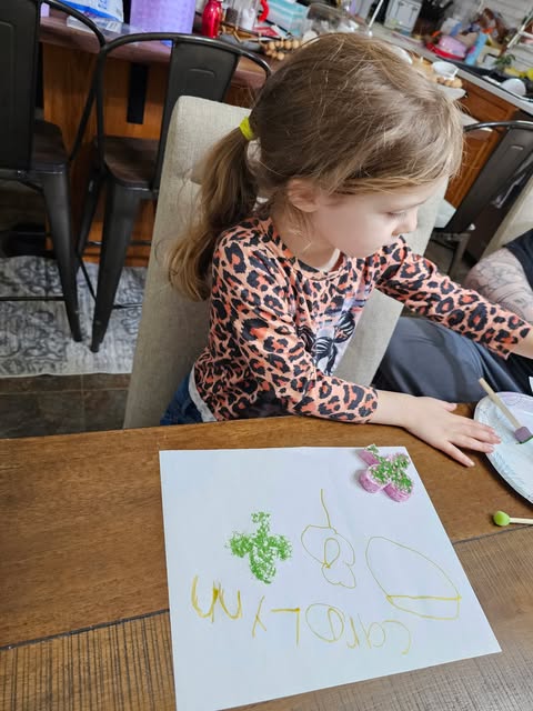 easy St. Patrick's day sponge craft