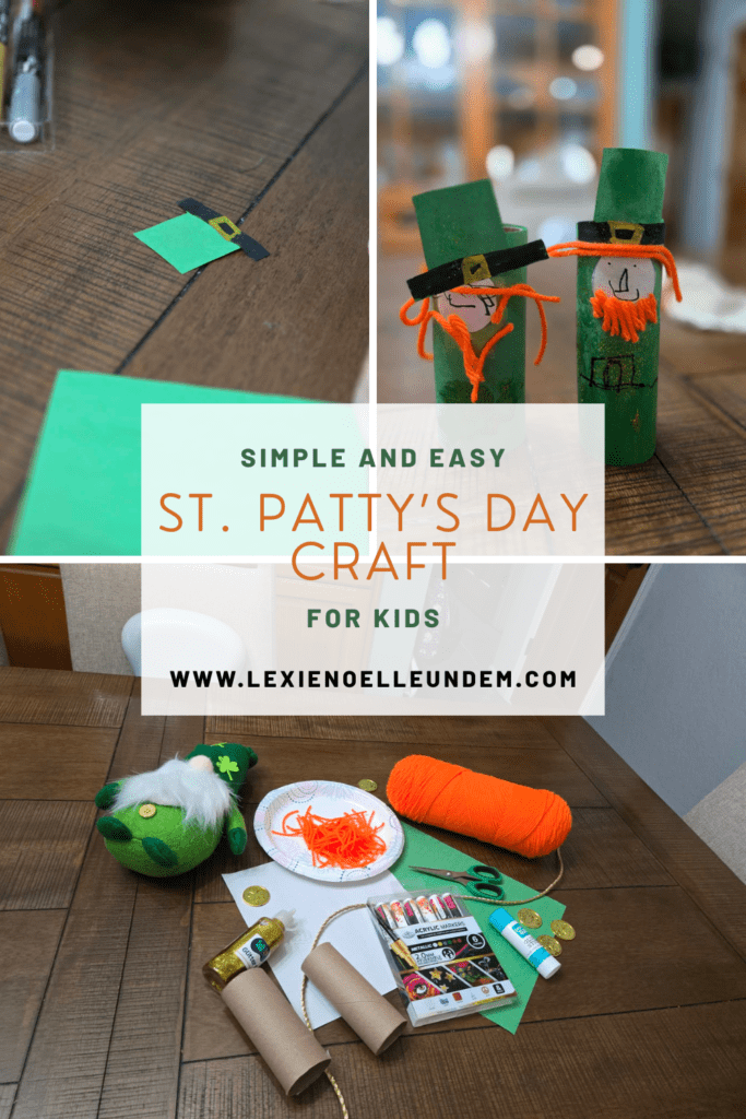 Easy Leprechaun Toilet Paper Roll Craft Kids Can Make at Home Pin