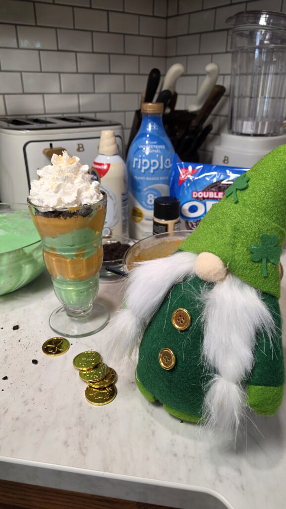 Dairy Free, No Bake, St. Patrick's Day Dessert