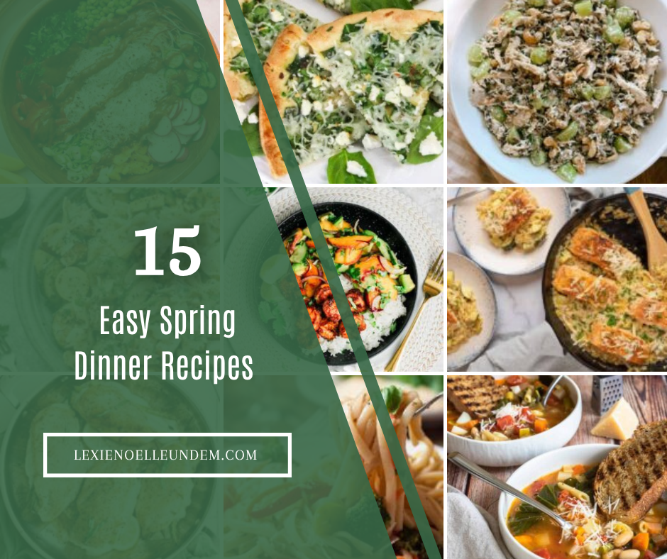 15 easy spring recipes