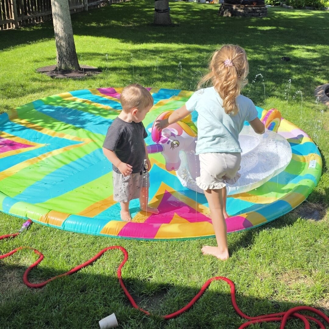 outdoor sensory play
