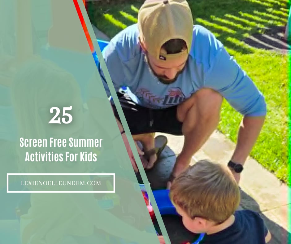 screen-free summer activities for kids