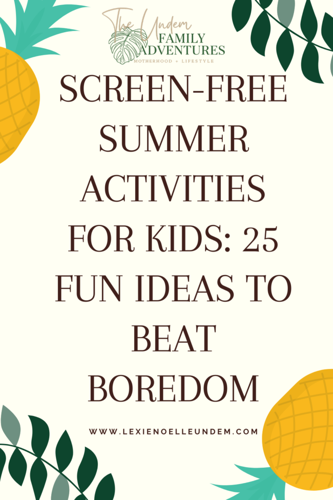 outdoor kid activities