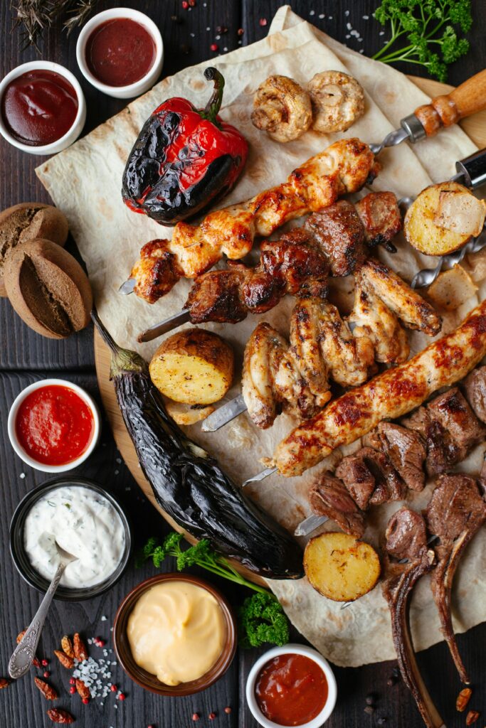 Meat and Veggie Platter Idea