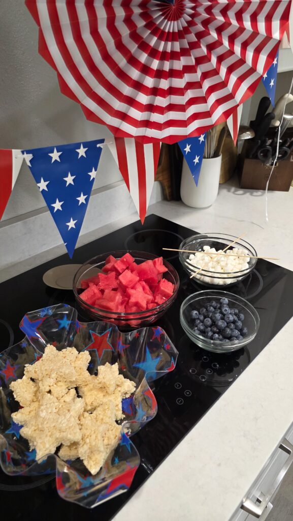 photo of the ingredients for the star fruit sticks