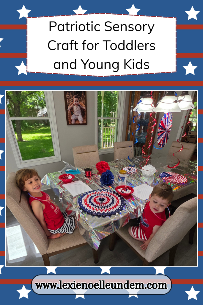 sensory kids craft