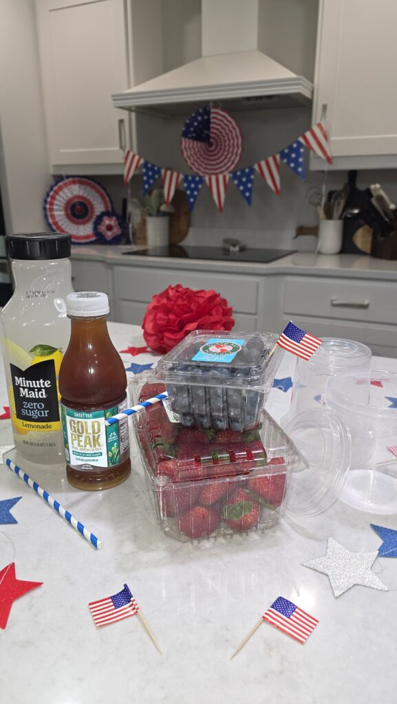 Ingredients for the Liber-tea drink