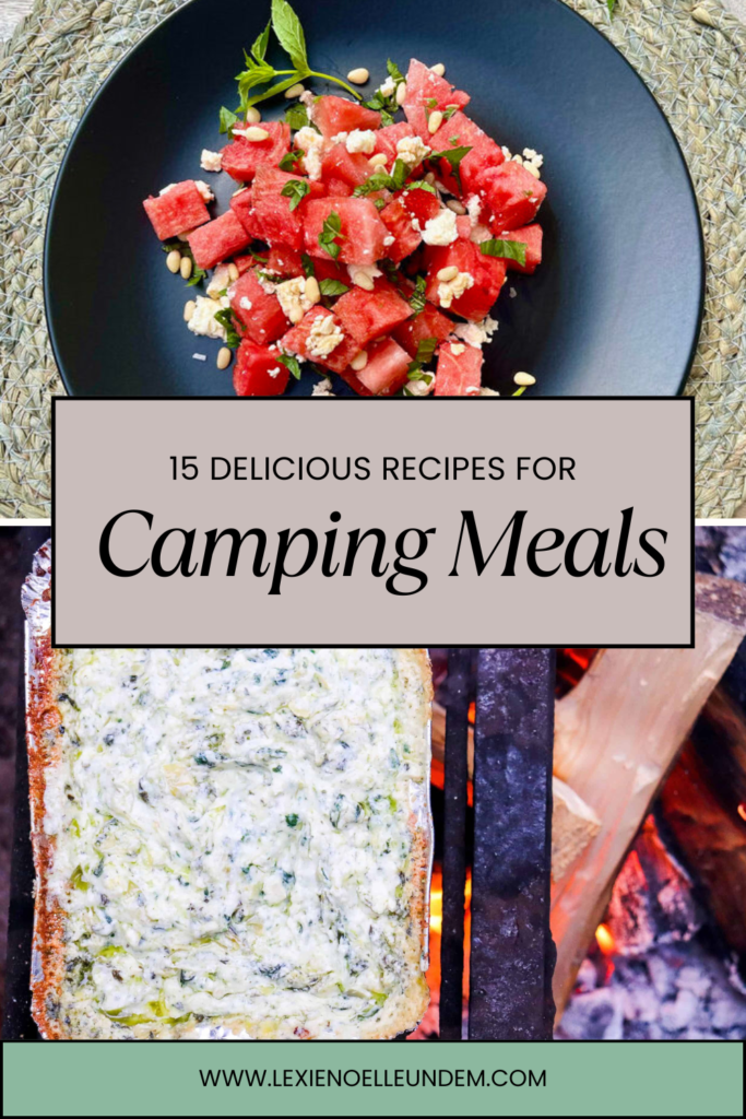 Easy Camping Food Ideas: 15 Kid-Friendly Family Meals Pinterest Pin