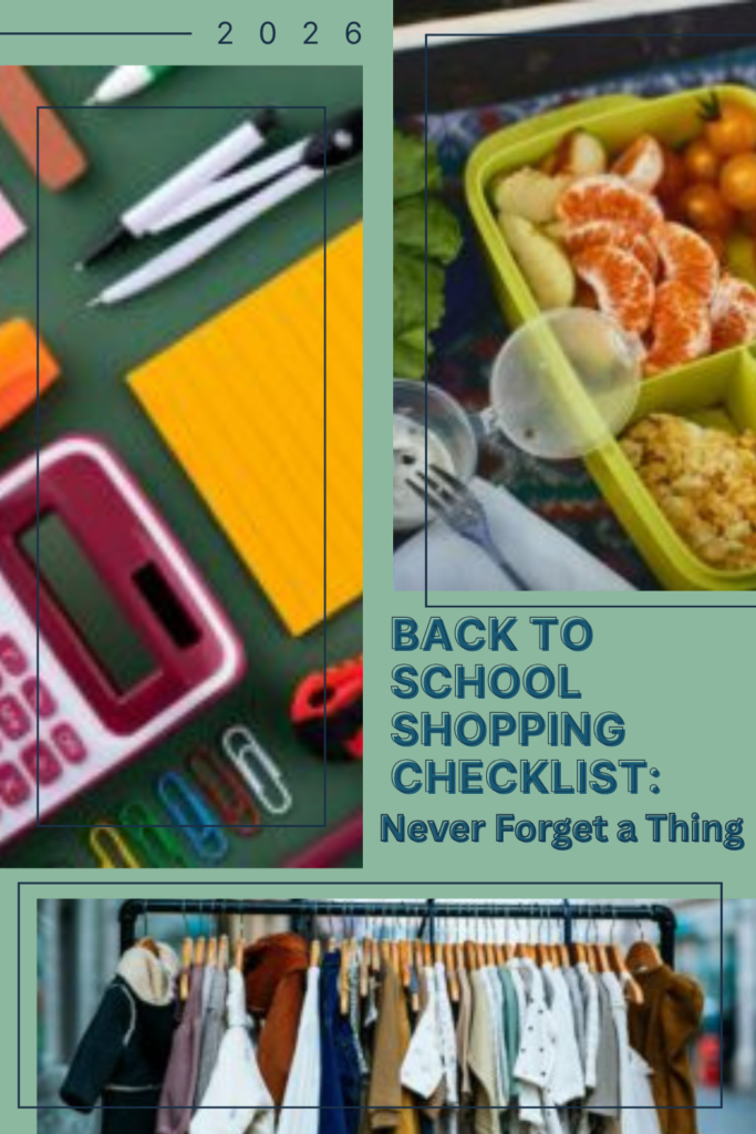 Back to School Shopping Made Easy: The Ultimate Checklist Pinterest Pin