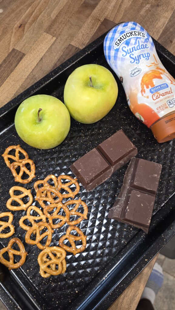 Ingredients for the Halloween Bark recipe