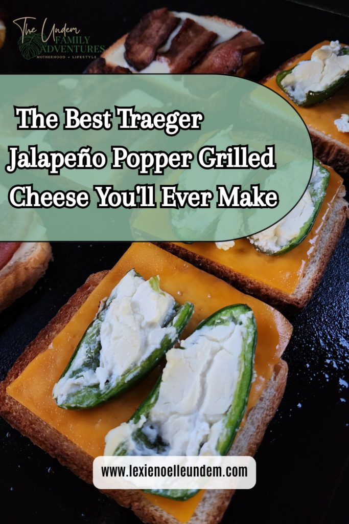 Traeger smoked grilled cheese