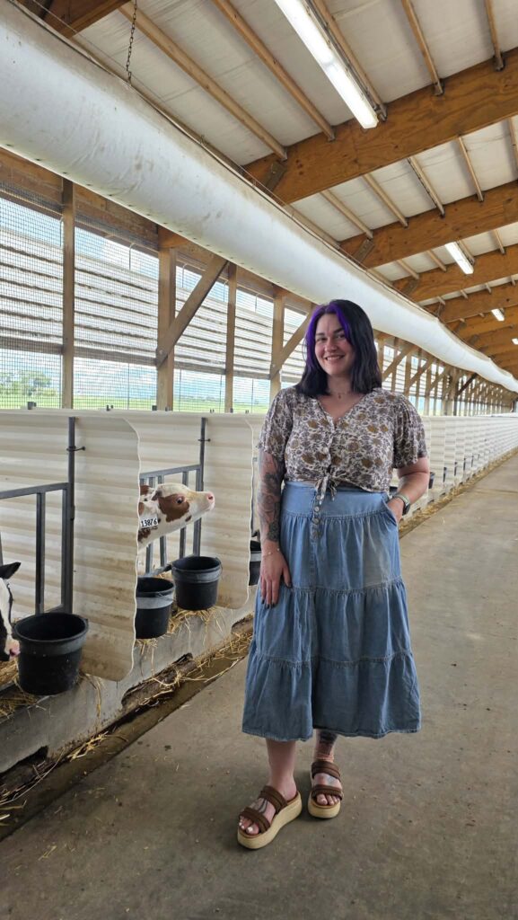 Meeting Baby Cows