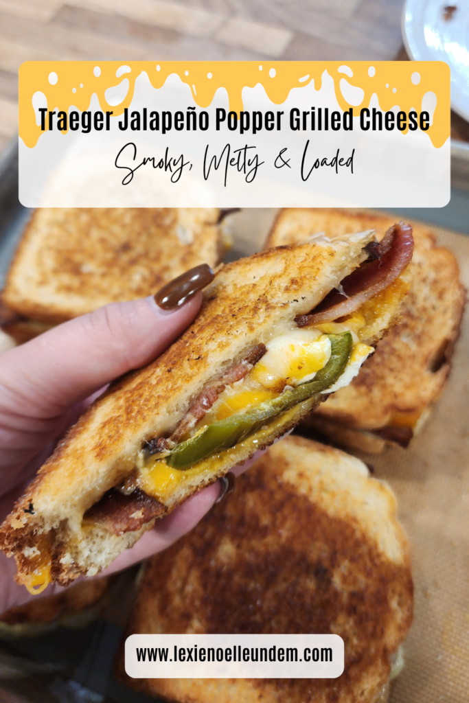 Traeger jalapeno popper grilled cheese