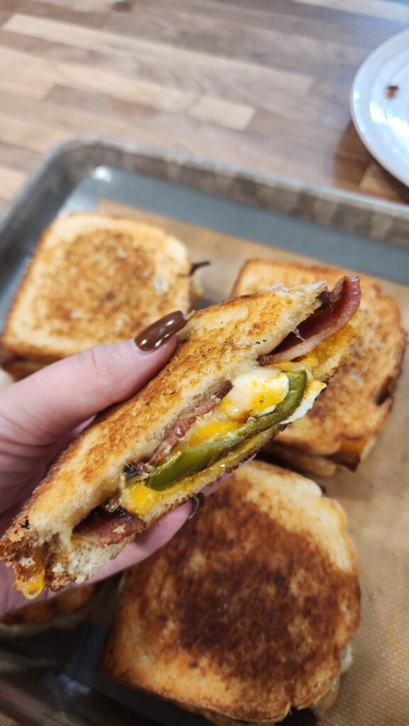 spicy grilled cheese
