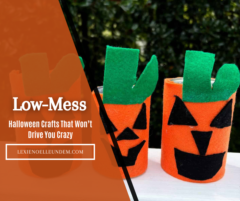 Low-Mess Halloween Crafts Featured Image