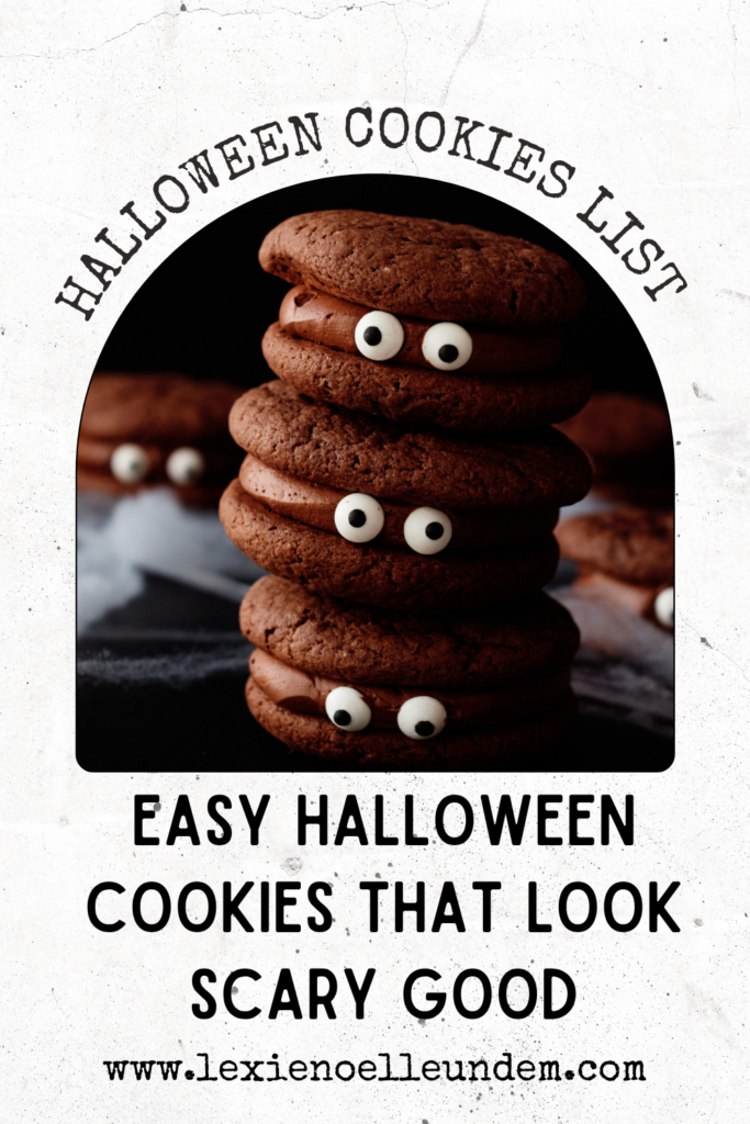 13 Halloween Cookie Ideas That Are Almost Too Cute to Eat Pinterest Pin