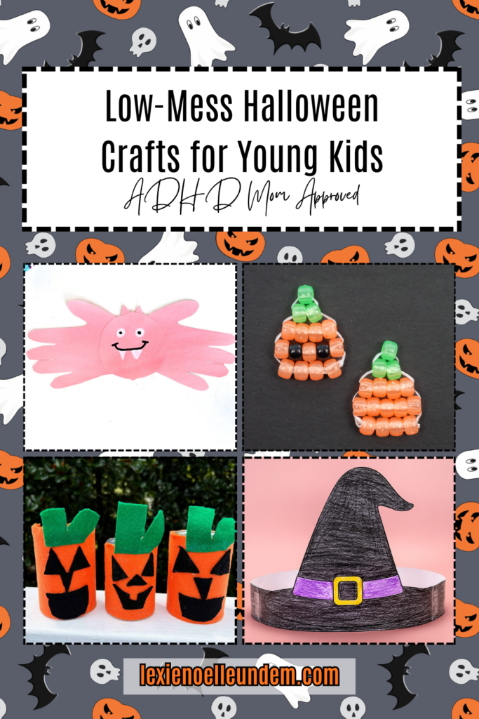 Low-Mess Halloween Crafts for Young Kids