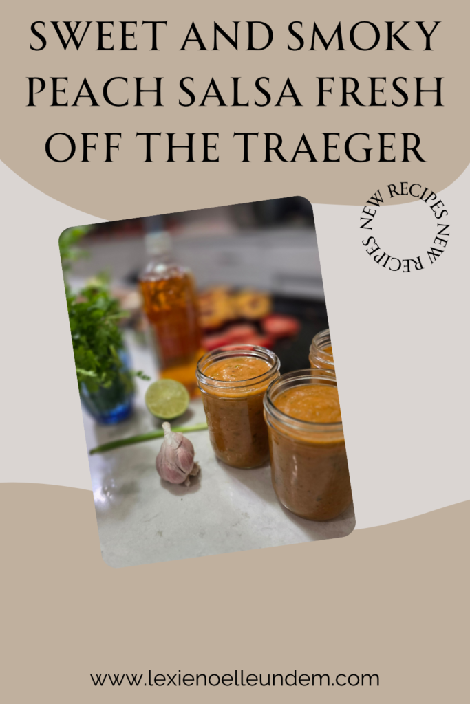 Easy Traeger Peach Salsa with a Perfect Smoky Kick Pinterest Pin