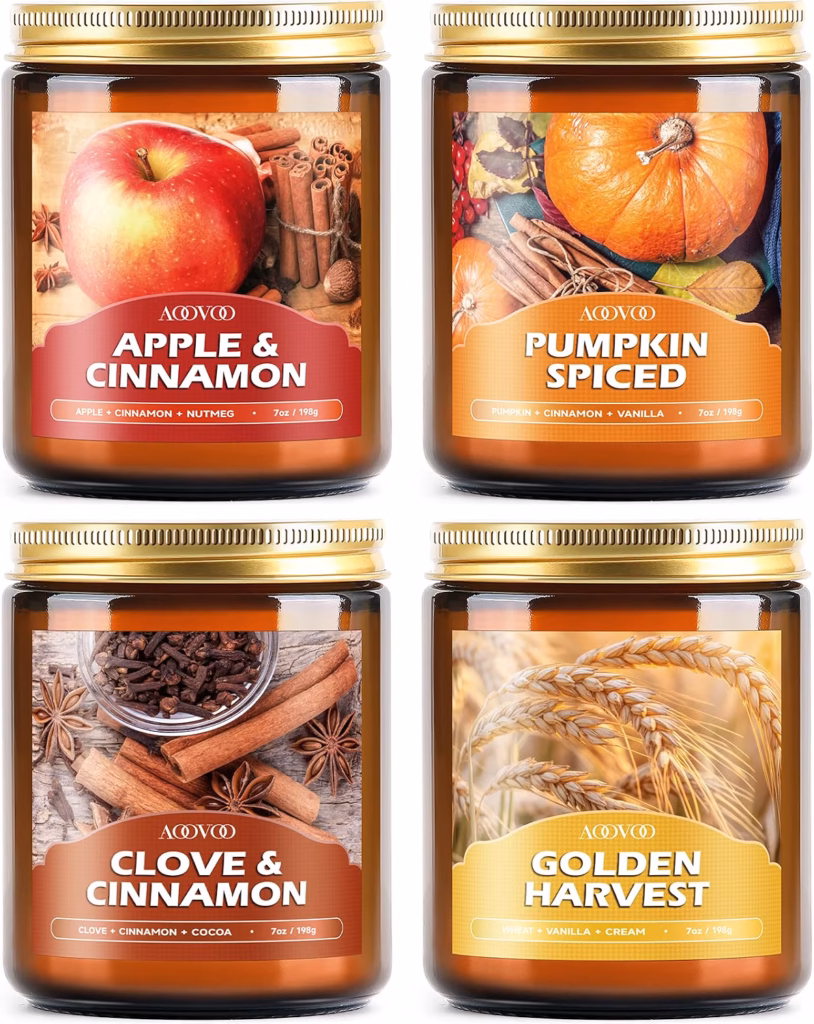 fall scented candle variety pack