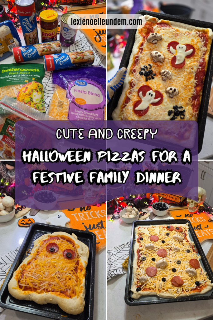 Cute and Creepy Halloween Pizzas
