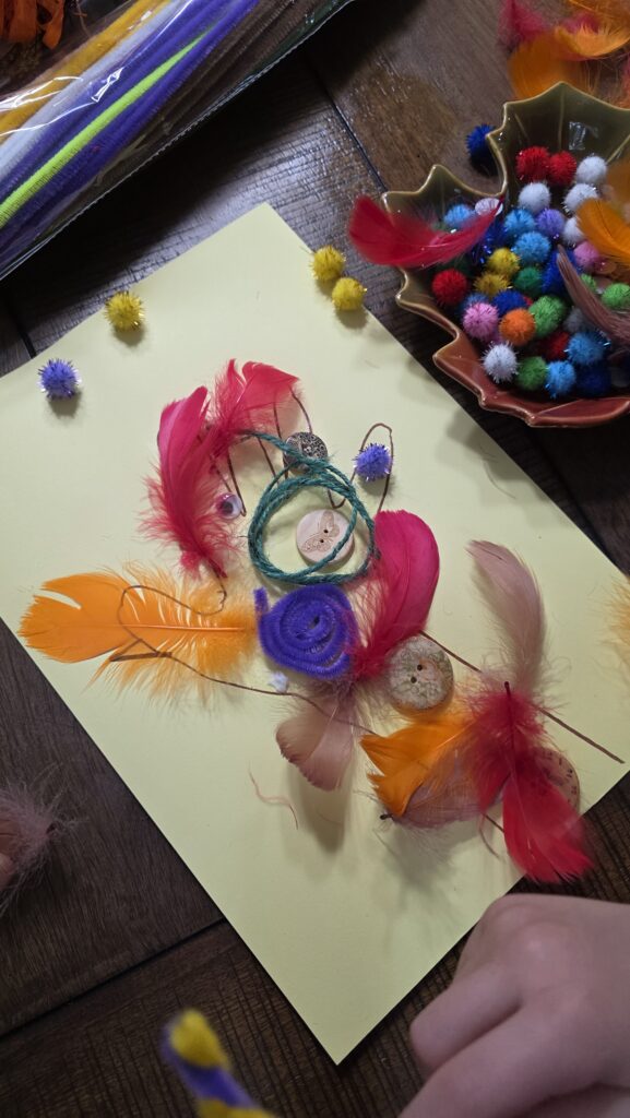 Easy Sensory Turkey Craft For Kids
