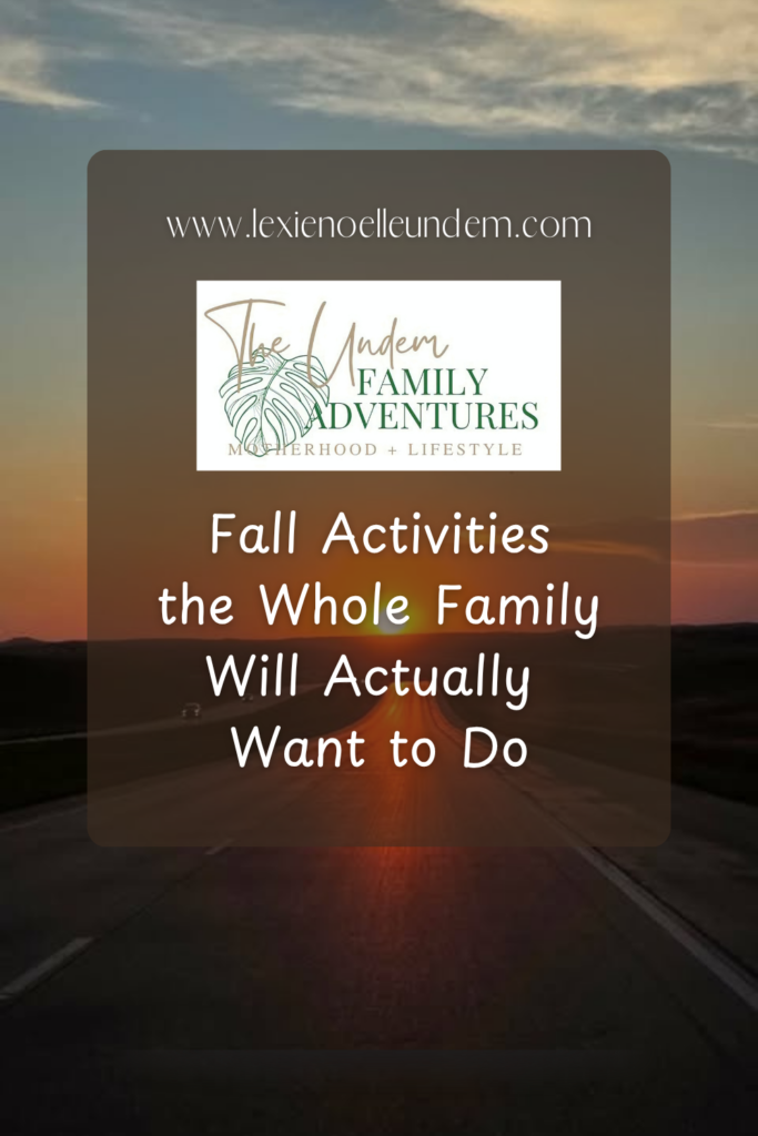 Fun Fall Activities for Families (Kids and Adults Included!) Pinterest Pin