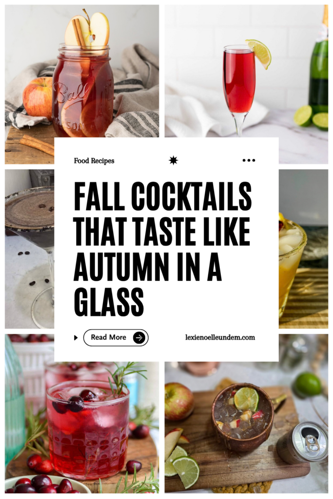 Fall Cocktails That Taste Like Autumn in a Glass