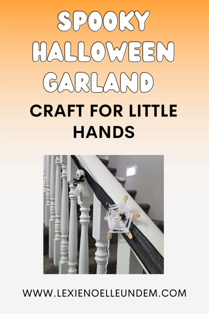 Simple Halloween Garland Craft for a Cozy Night In Pinterest Pin