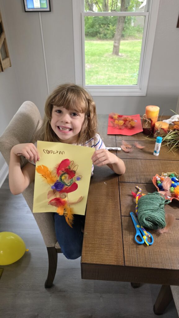 Easy Sensory Turkey Craft for Kids, Thanksgiving Fun for Toddlers