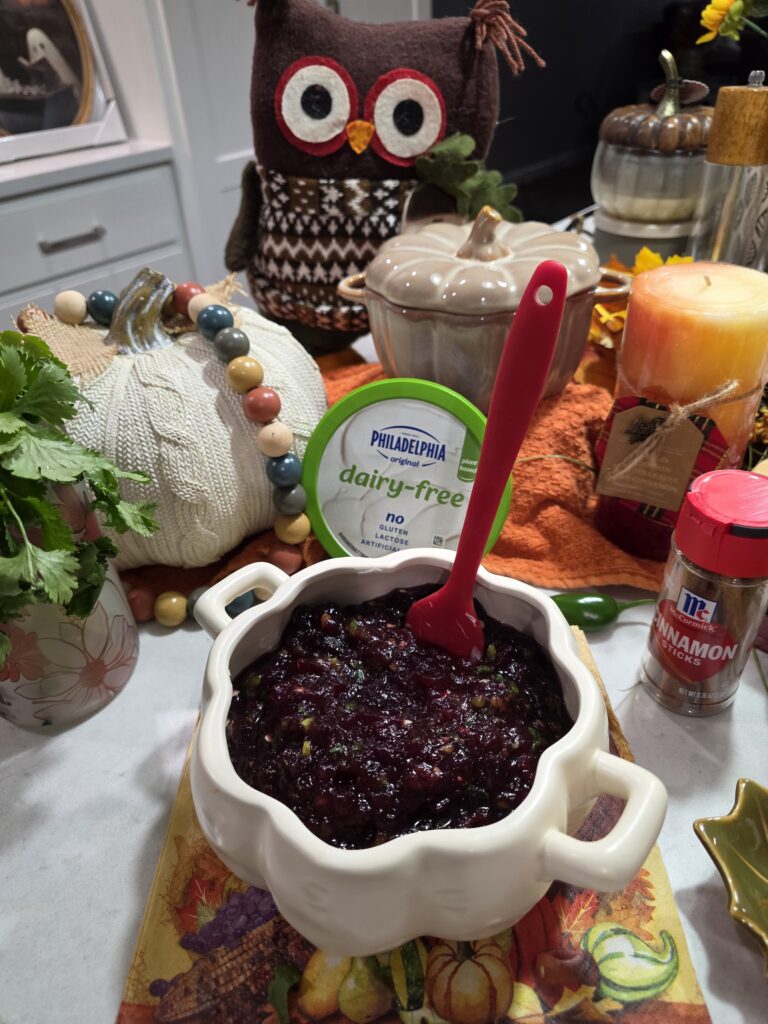 dairy free cranberry dip