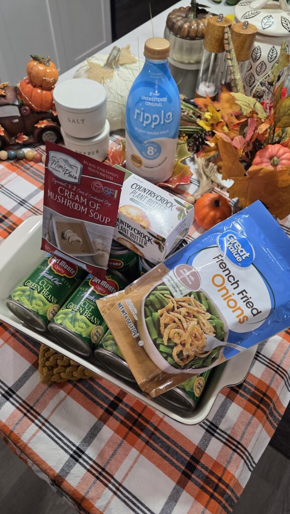 Ingredients used for recipe